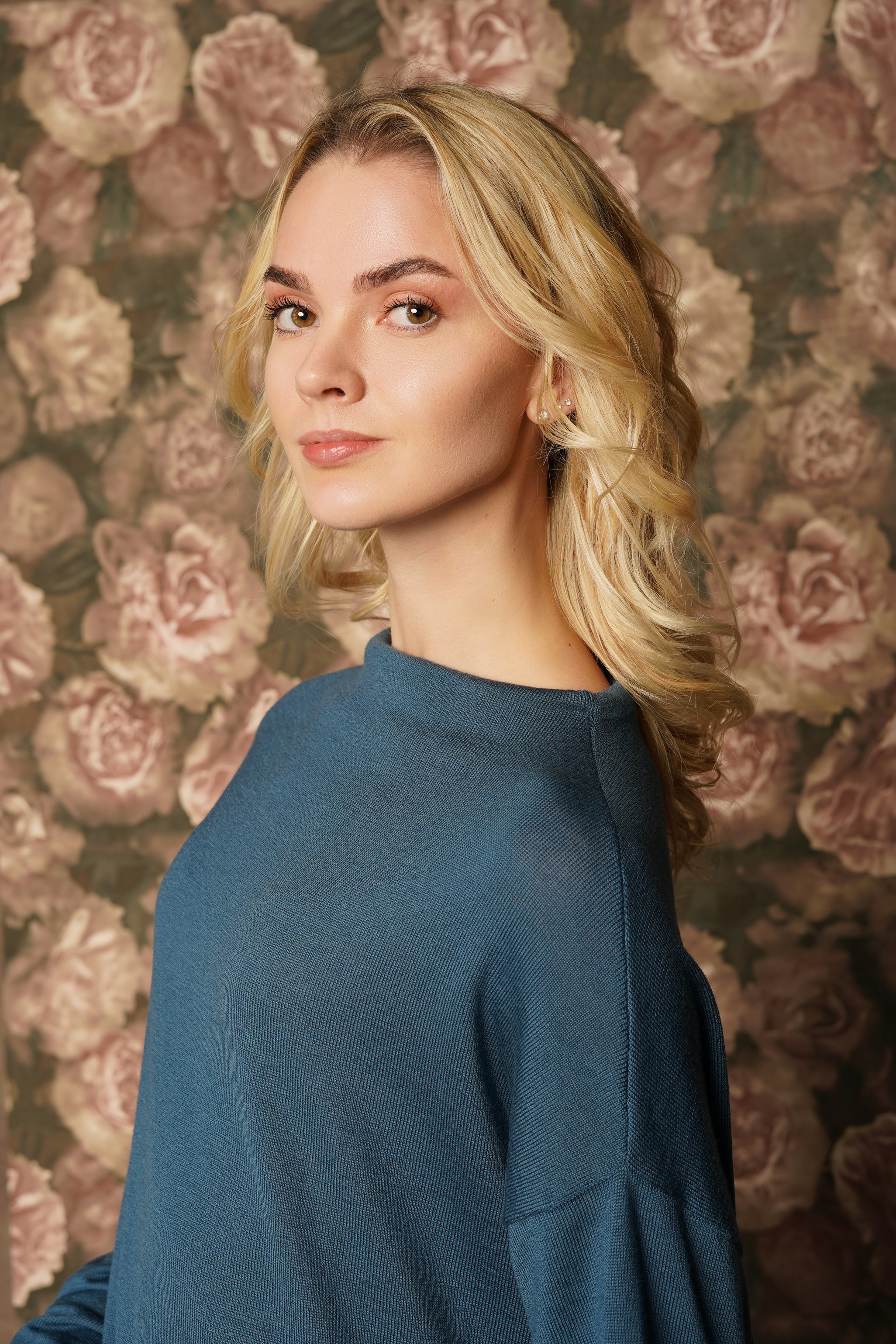 Merino wool long sleeve sweater