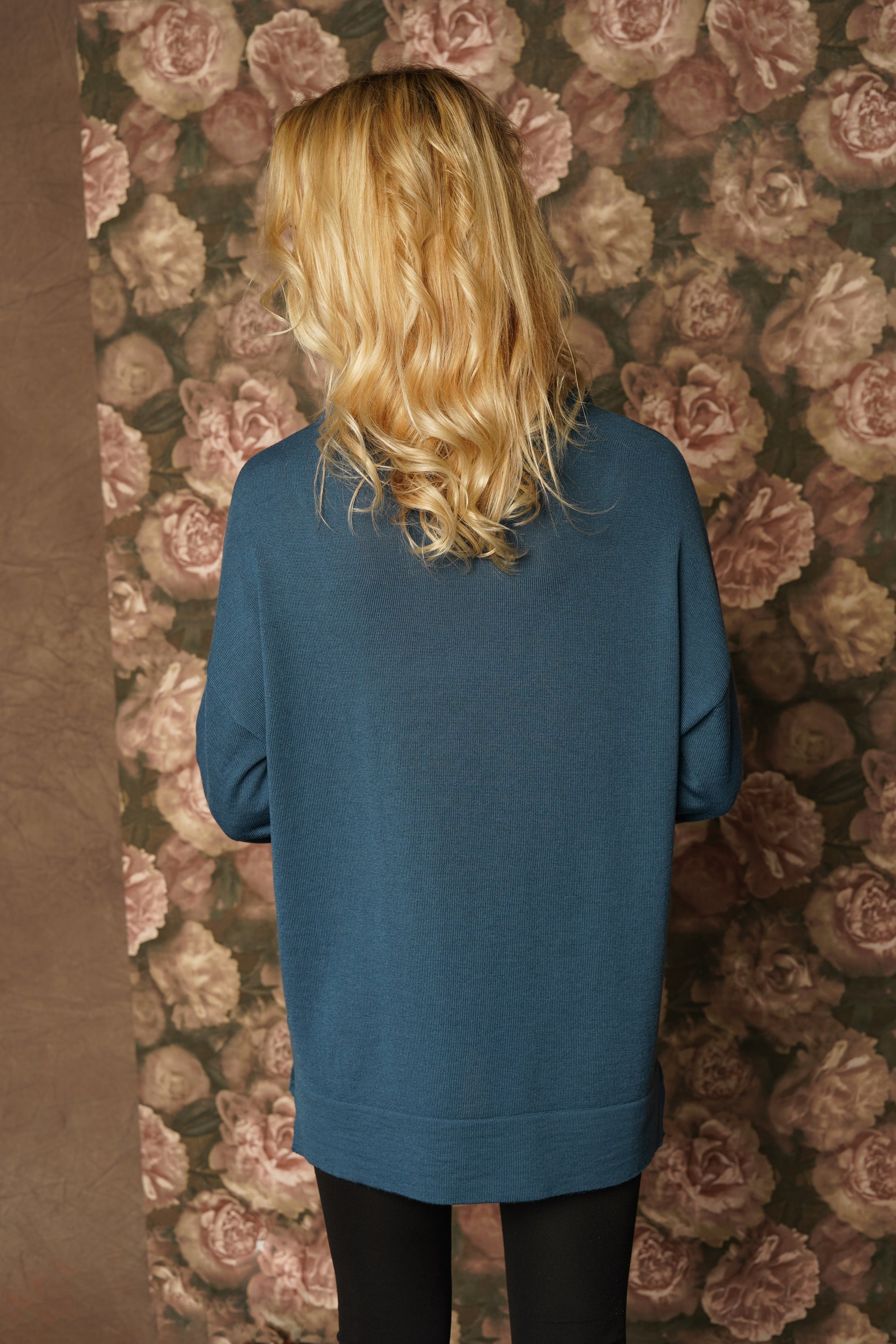 Merino wool long sleeve sweater